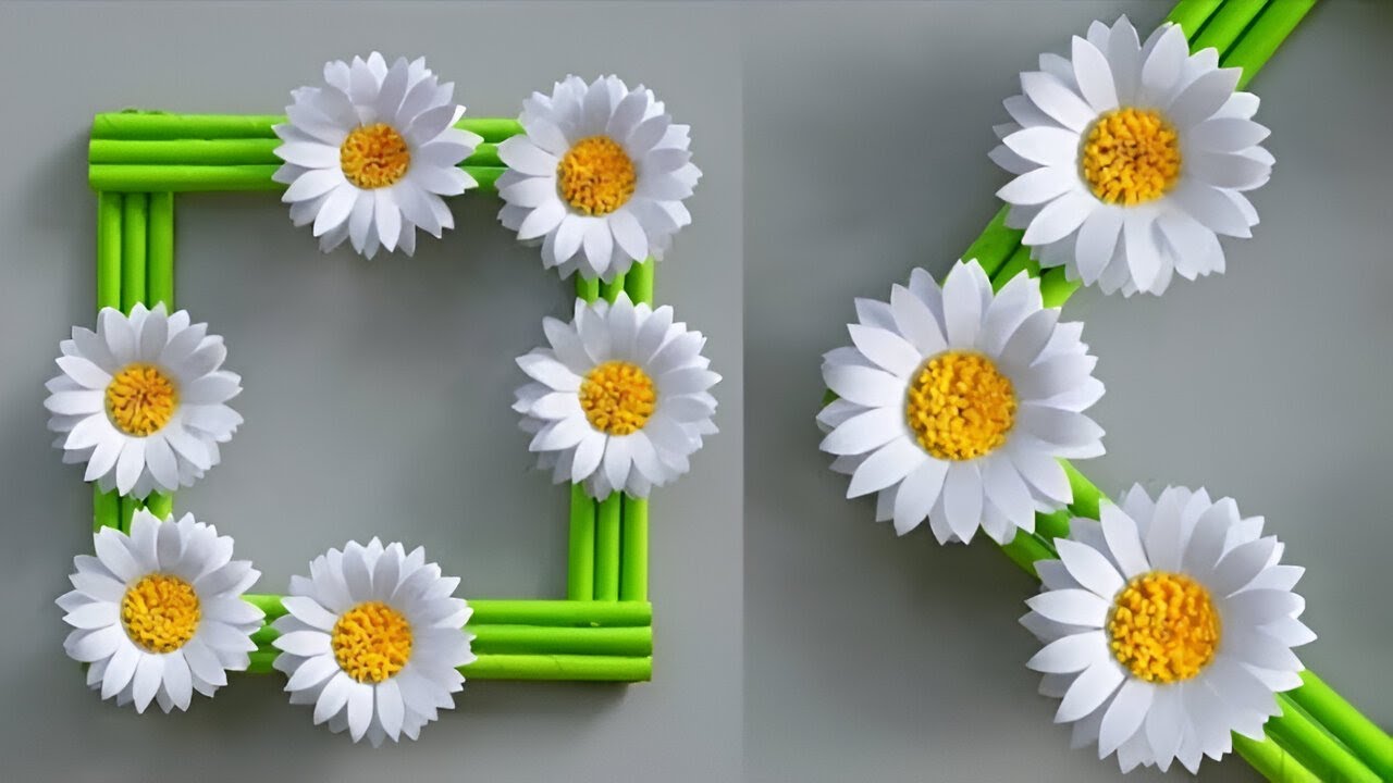 Beautiful DIY Wall Decor | Easy Paper Hanging Craft Idea | Room Decoration Craft Tutorial