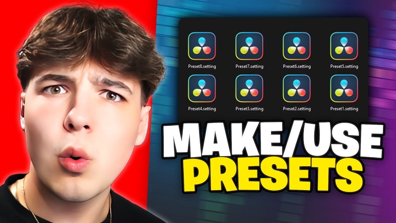 How to Make/Use PRESETS in Davinci Resolve! - Beginner's Tutorial (2024)