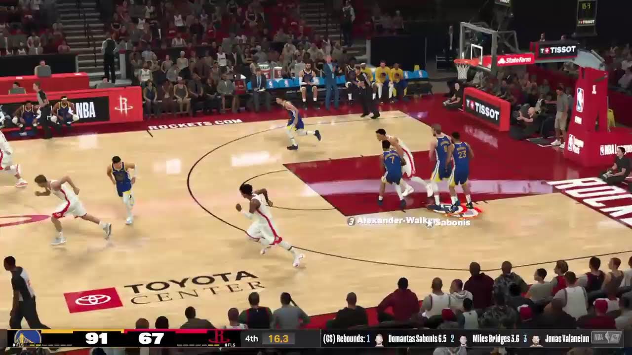 GS Warriors vs HOU Rockets /#JBLS10 #NBA2K Gm62