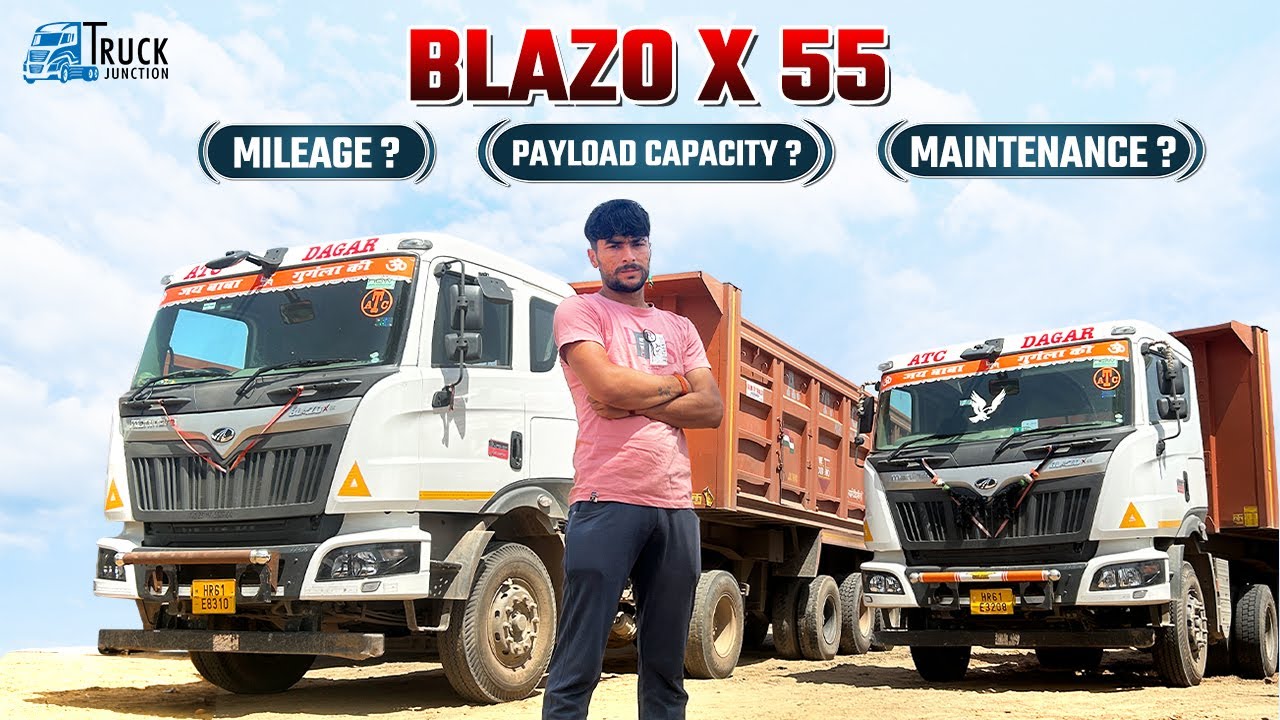 Mahindra Blazo X55 Truck Customer Review in Hindi | Mahindra Truck | Truck Junction