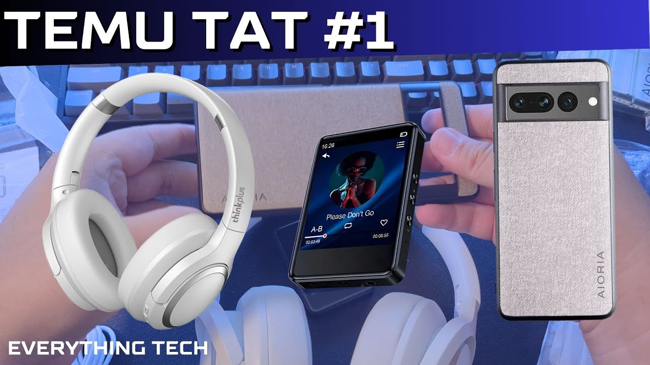 Temu Tat #1 - Headphones, MP3 Player & Phone Case!