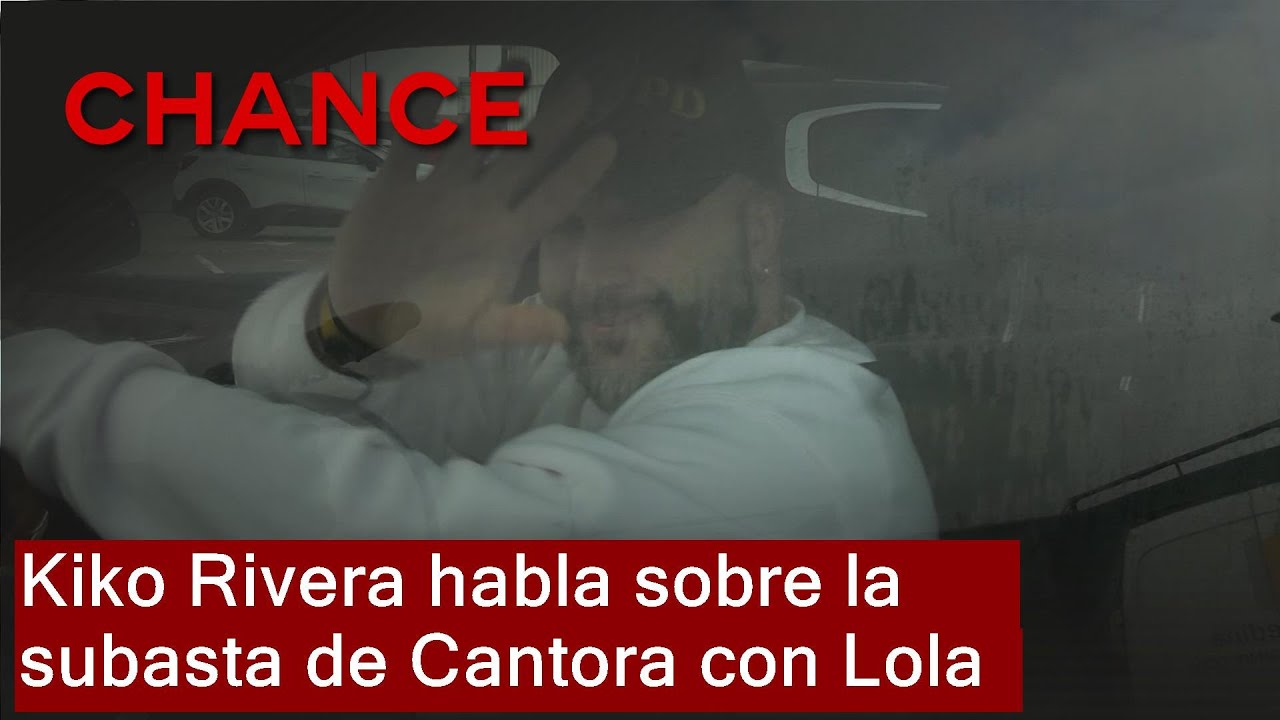 Kiko Rivera, arropado por su novia Lola, reacciona por fin a la salida a subasta de Cantora