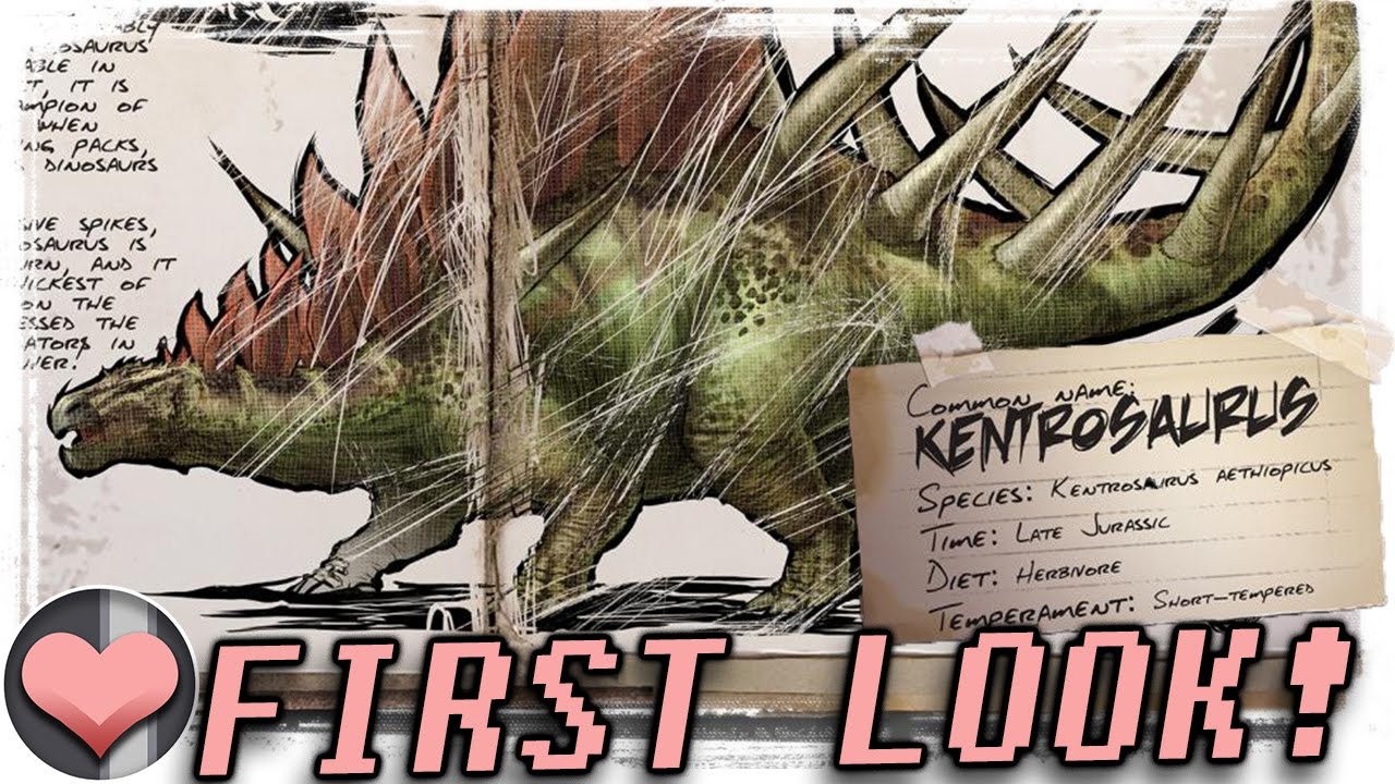First Look: Kentrosaurus - A Deadlier Stego! - ARK: Survival Evolved - Patch 257