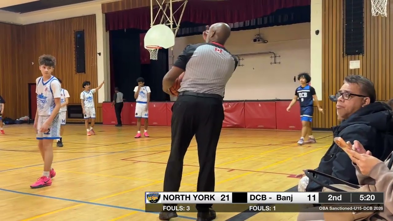 NORTH YORK vs DCB-Banj U15 - OBA Sanctioned DCB Tourney 2026 - Game 3