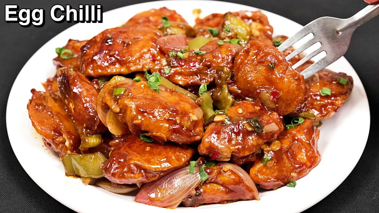 Restaurant Style Egg Chili Recipe - Spicy Egg Chili | Easy & Quick Egg Recipe