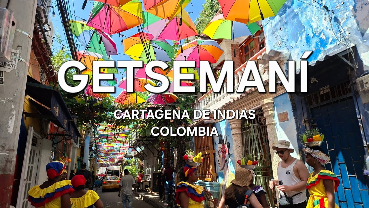 GETSEMANÍ, el barrio bohemio de CARTAGENA 🇨🇴