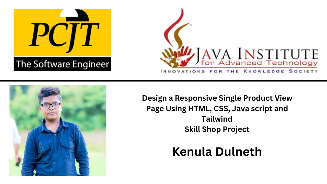 Task 22: Design a Responsive Single Product View Page Using HTML, CSS, Java script and Tailwind