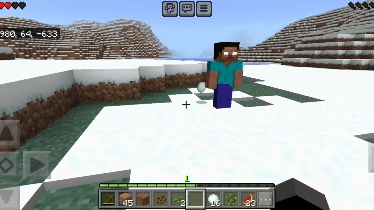 Surviving A Herobrine In Minecraft Survival