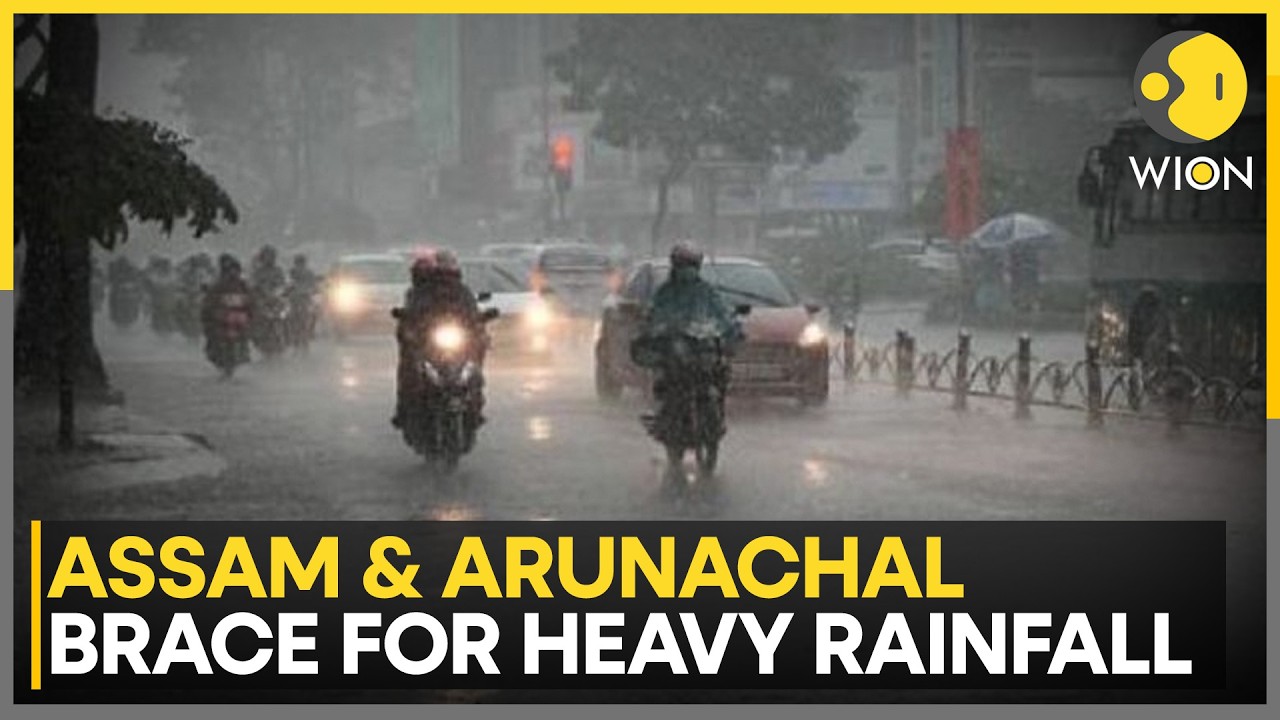 Heavy Rain Alert: Assam & Arunachal Brace for Heavy Rain, IMD Issues Alert | WION