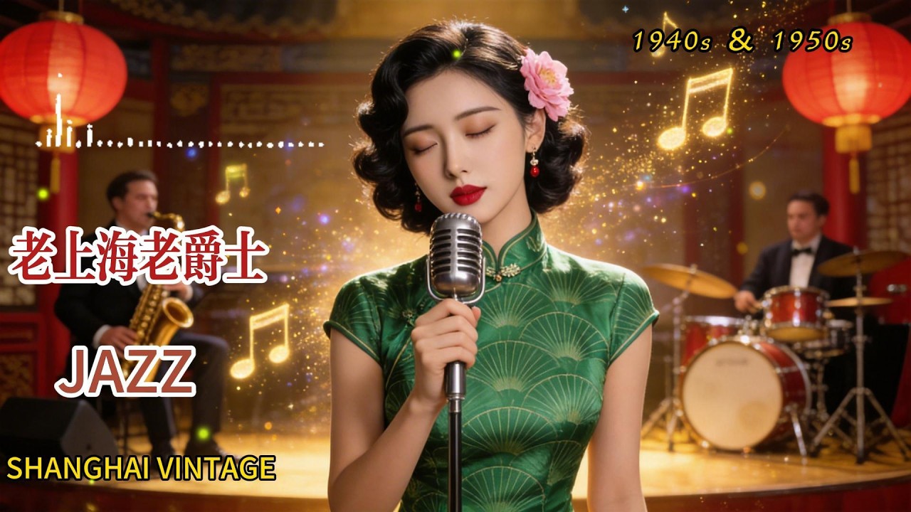 ☕ Cafe Radio| Old Shanghai Jazz Playlist – Vintage 1940s & 1950s｜Study & Work Music Chill Mix |