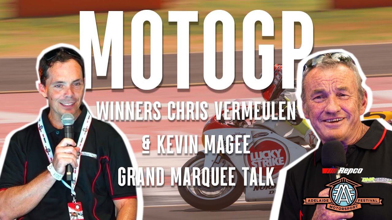 MotoGP Winners Chris Vermeulen & Kevin Magee - Grand Marquee