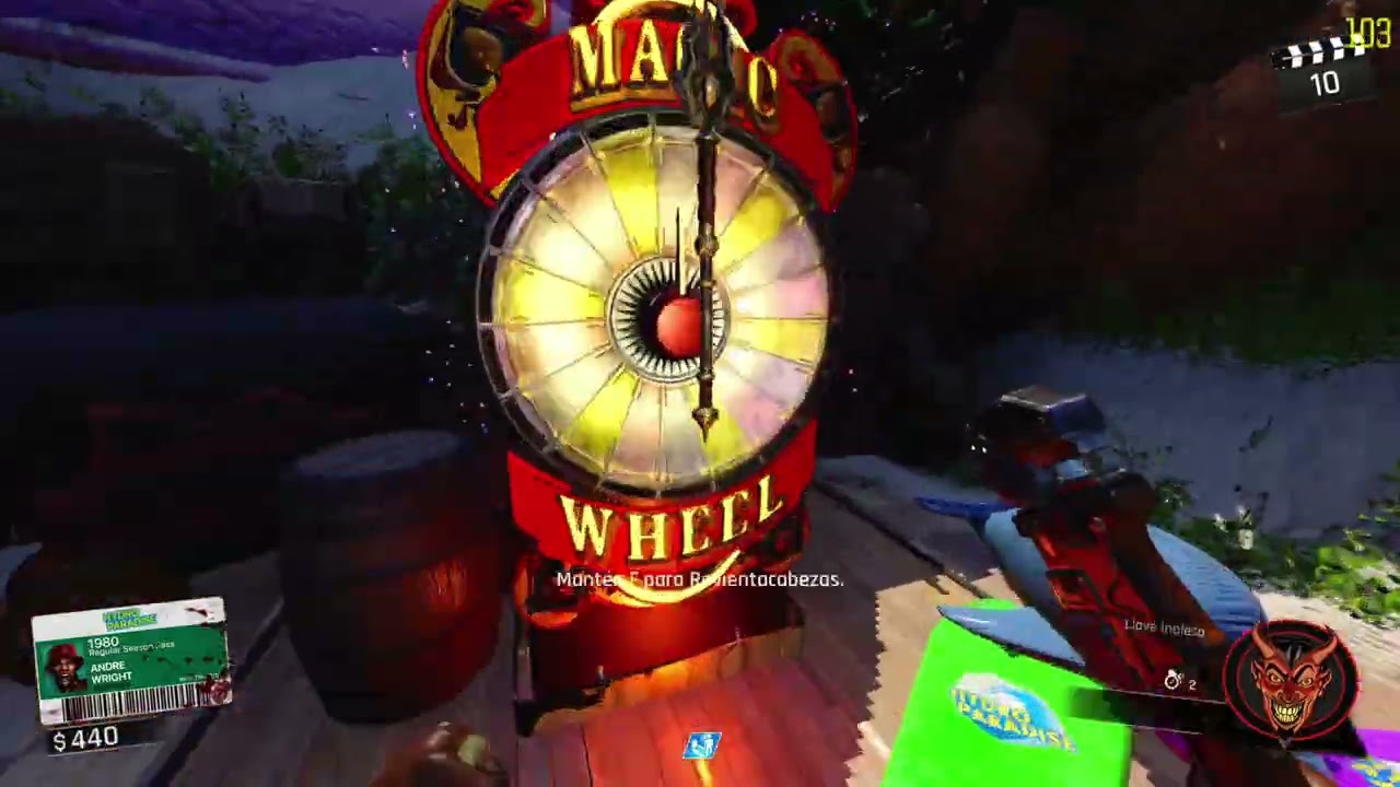 Probando el mapa water park zombie en Cal of Duty black ops 3 (EL ERRANTE)