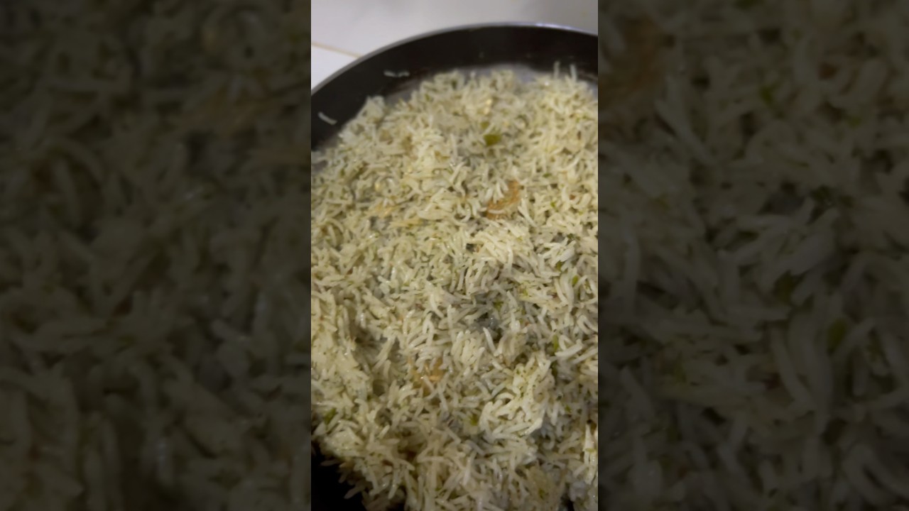 Green Rice Recipe #food #cooking #recipe