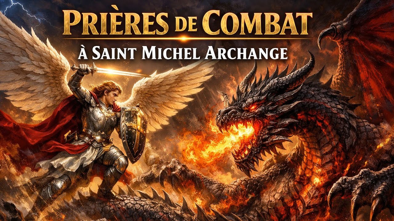 ✨ PRIÈRES de COMBAT à SAINT MICHEL ARCHANGE contre les PUISSANCES du MAL ✨