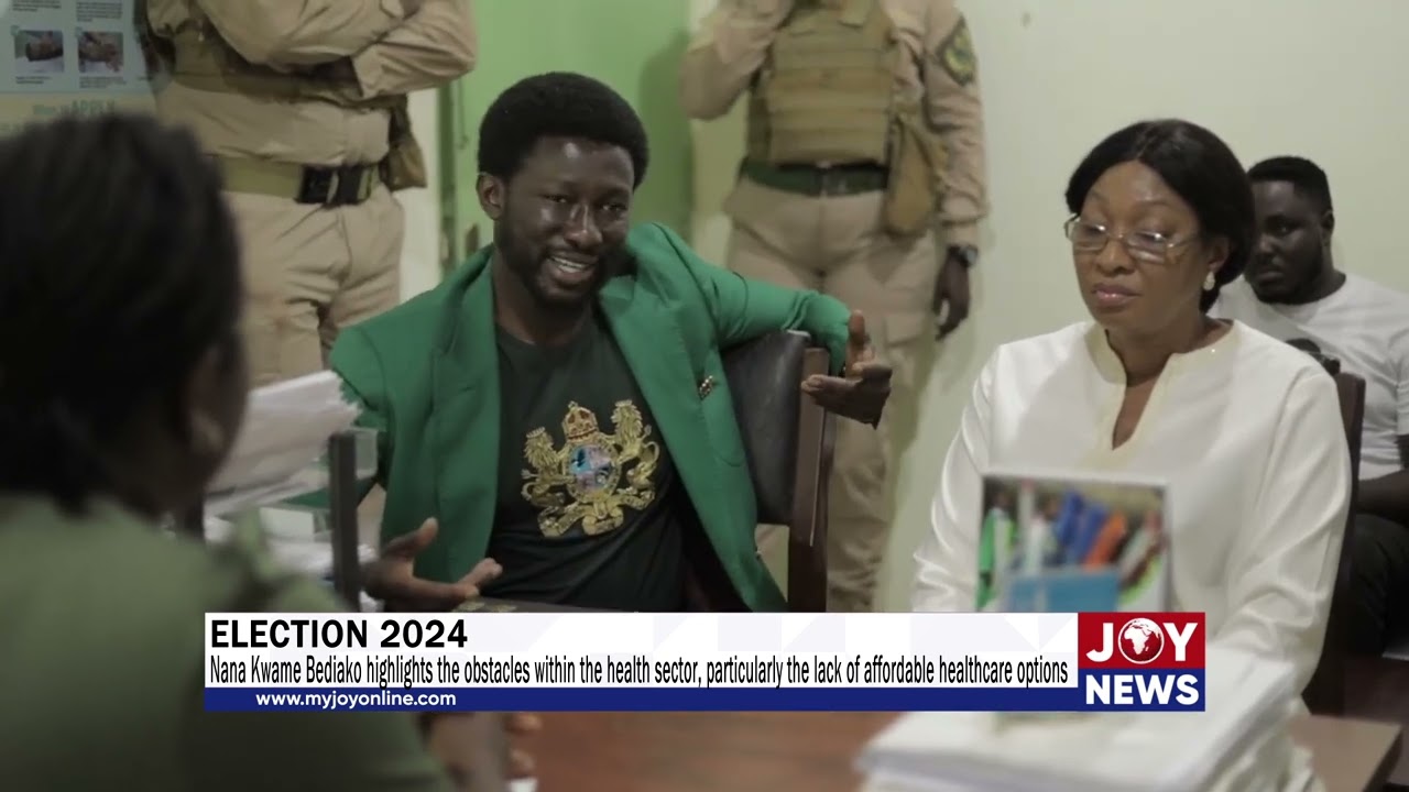 Nana Kwame Bediako highlights the obstacles within the health sector. #ElectionHQ