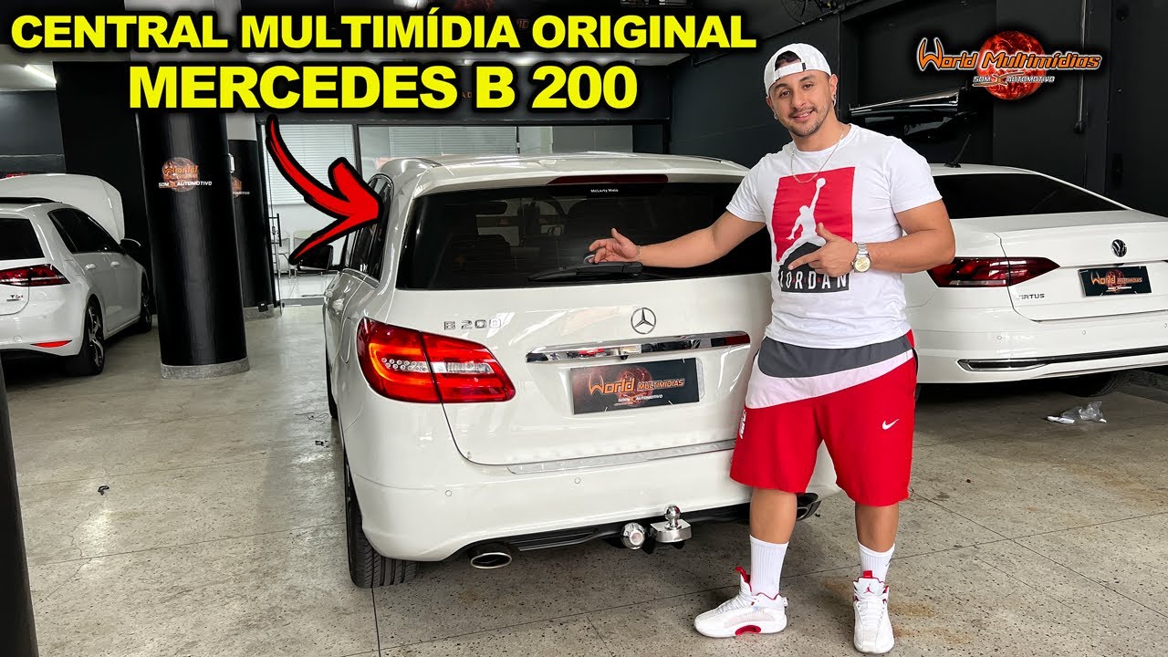 CENTRAL MULTIMÍDIA ORIGINAL MERCEDES B 200 - WORLD MULTIMÍDIAS