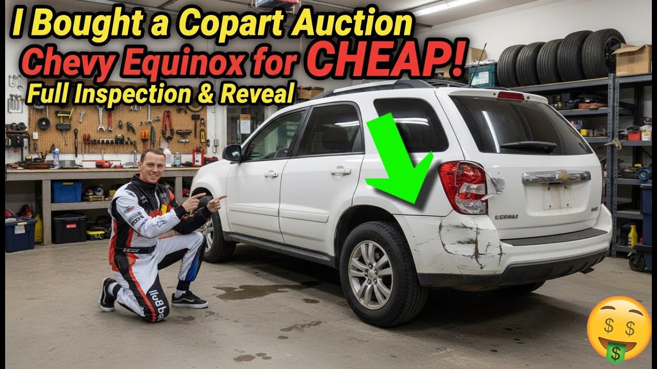 Я купил на аукционе Copart Chevrolet Equinox по ОЧЕНЬ НИЗКОЙ цене! Полный осмотр и демонстрация.