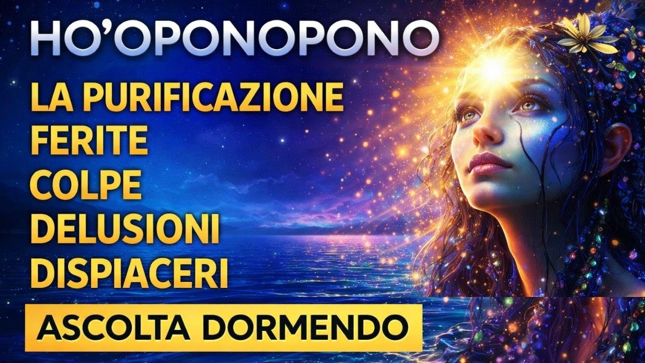 HO'OPONOPONO, PULIZIA DI FERITE, DELUSIONI, COLPE E RIMPIANTI  DA ASCOLTARE DORMENDO
