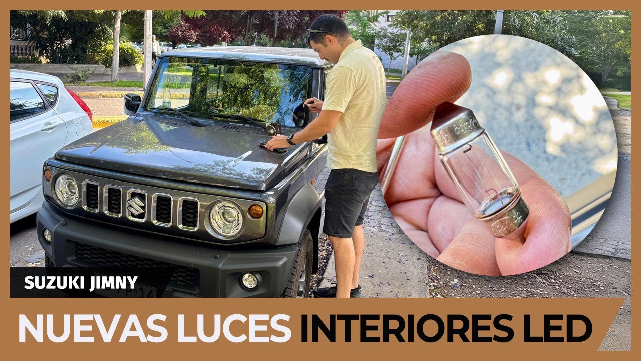 ¡Ahora llegaron las luces interiores LED para el Jimny! Instalación paso a paso
