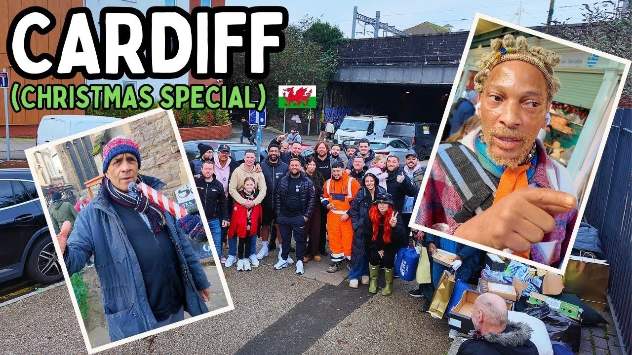 Christmas in Cardiff 🎄 | Feeding the Homeless, Giving Back & Discovering Local Talent | UK Vlog
