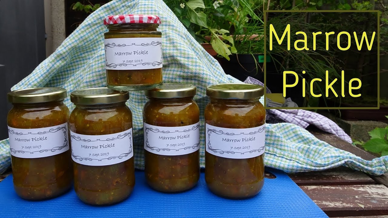 Marrow Pickle - not to be confused with Pickled Marrow