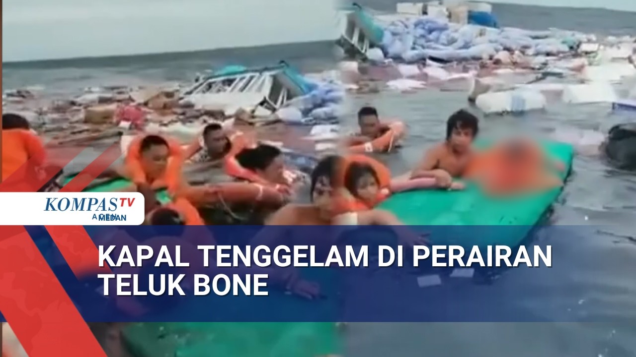 KM Cahaya Intan Selebes Karam, 20 Penumpang Terombang-Ambing di Peraiaran Teluk Bone