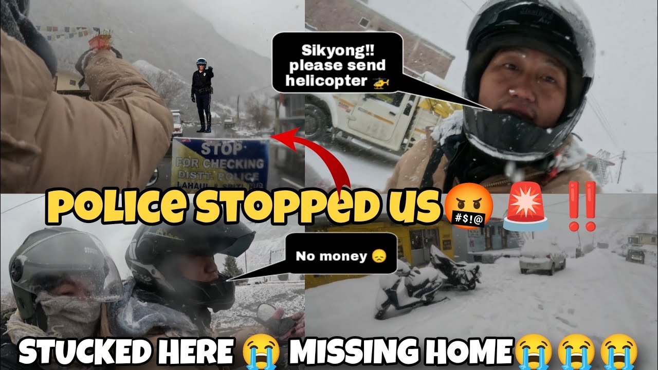 Police stopped us🤬🚨‼️ We are Badly Stucked 🚨