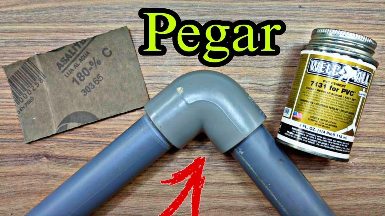 Como Pegar o Unir tuberias de PVC Correctamente - Plomería