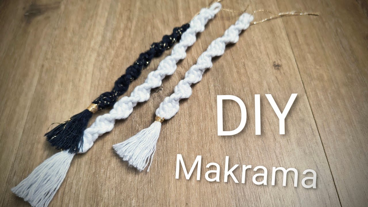Magiczne sopelki z makramy! Zrobisz je w kilka minut ✨🎄 #makrama #DIY