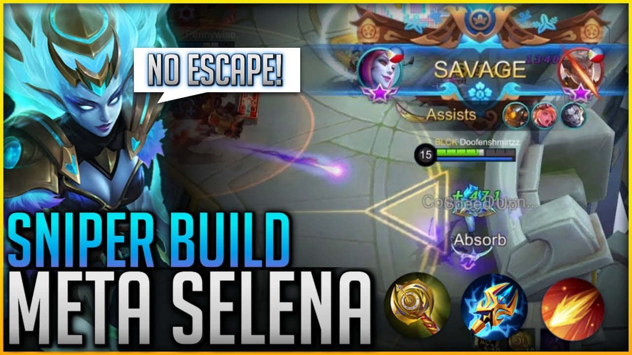 INSANE SELENA GAMEPLAY - MAGE KING - MLBB