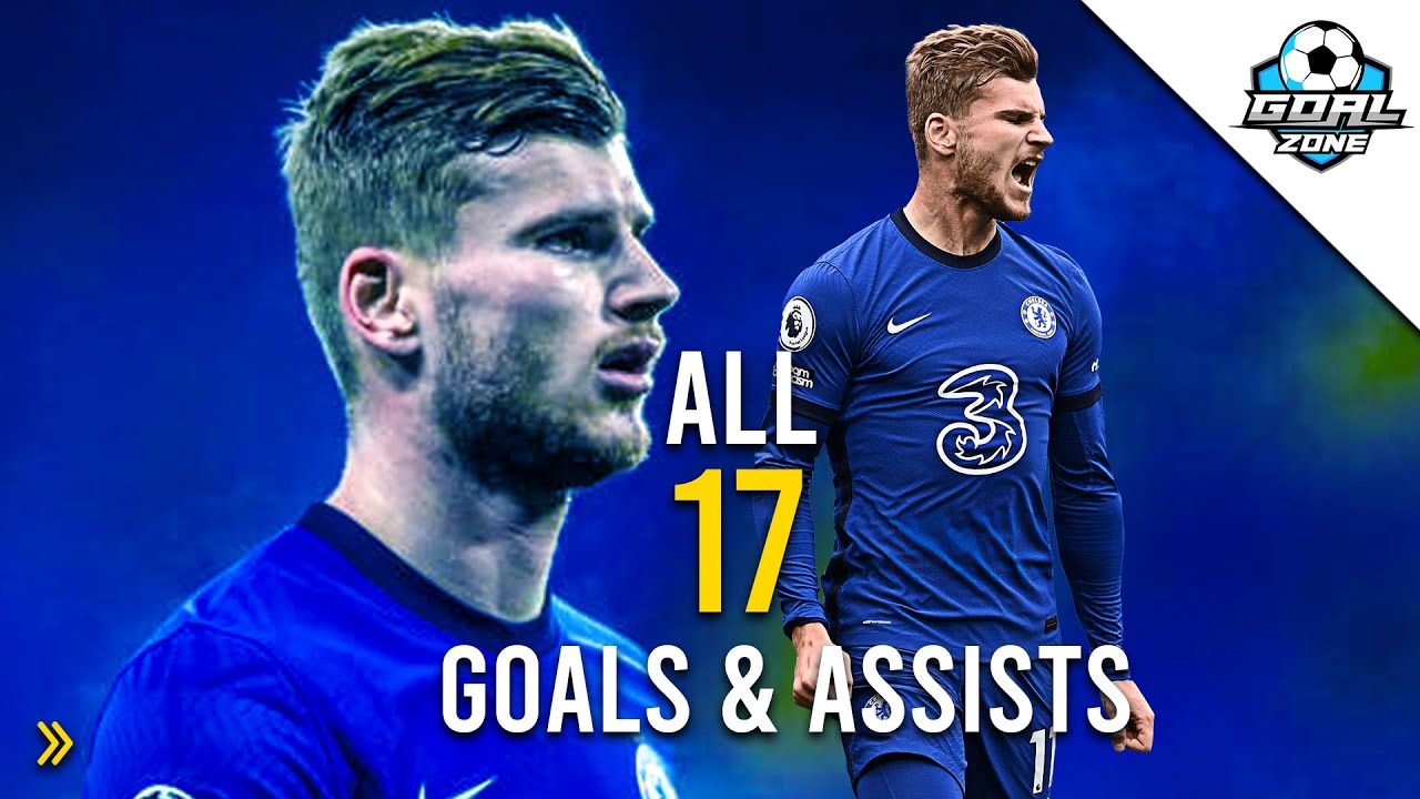 Timo Werner - All 17 Goals & Assists 2020/21 So Far