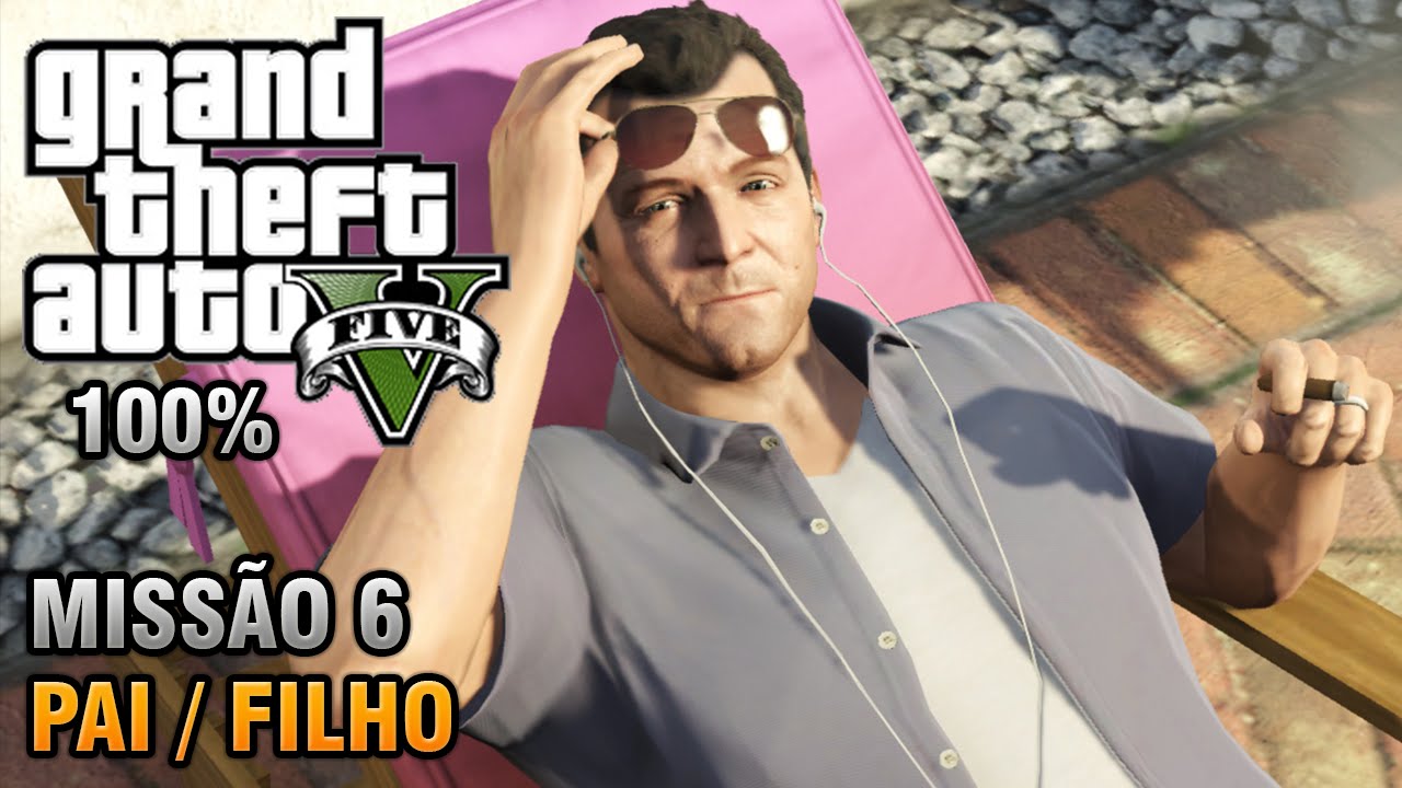 GTA V — Миссия 6 — Отец/Сын (100% прохождение на золото)