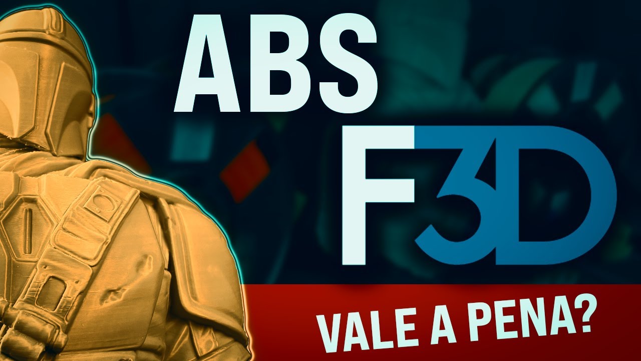 ABS Premium Filamentos 3D Brasil (F3D) - Review e Testes na Creality e FlashForge