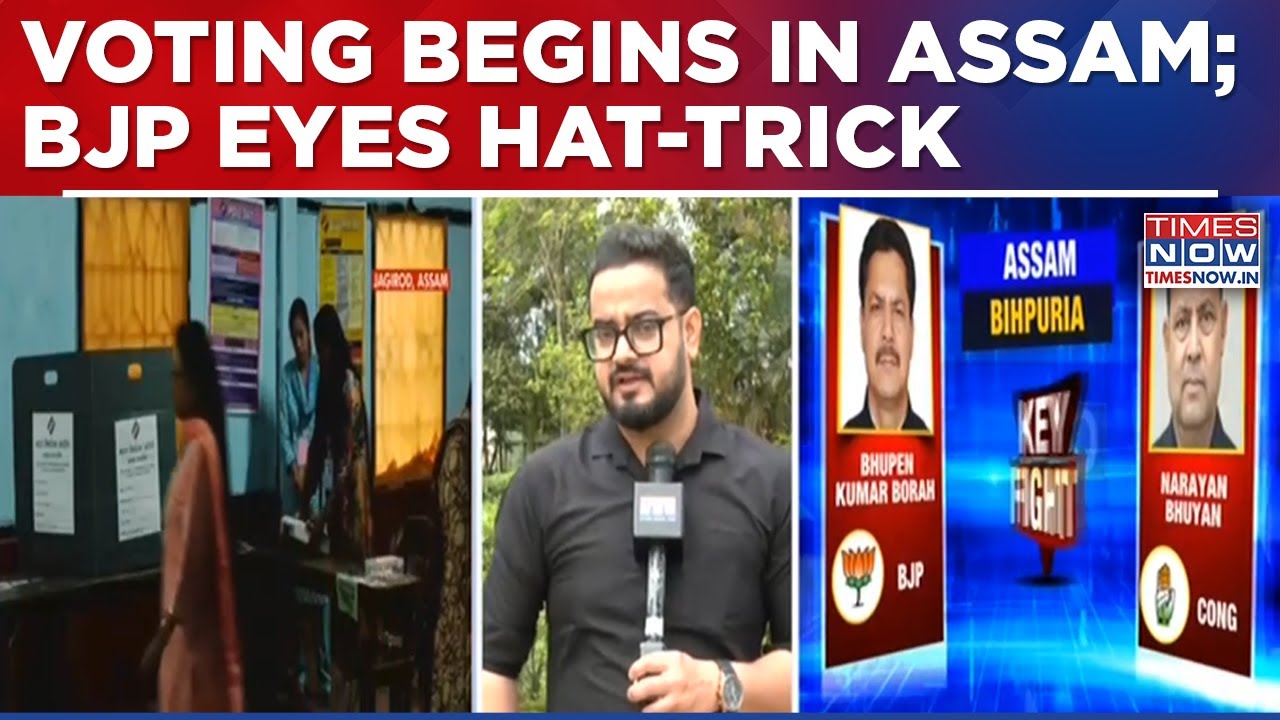 Voting Begins In Assam; BJP Targets 3rd Term As NDA Takes On Congress In 126 Seat High-Stake Battle