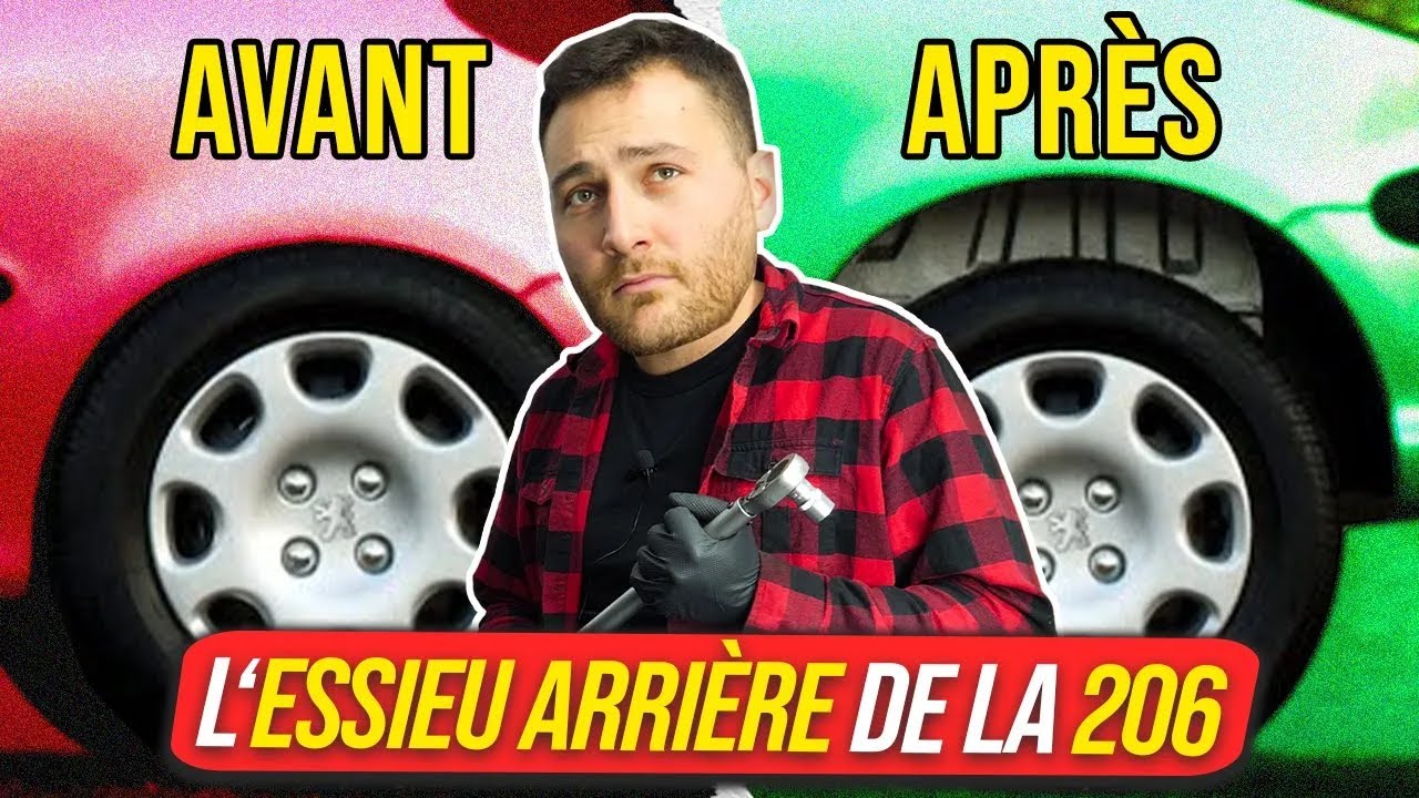 Changer l'essieu arrière Peugeot 206