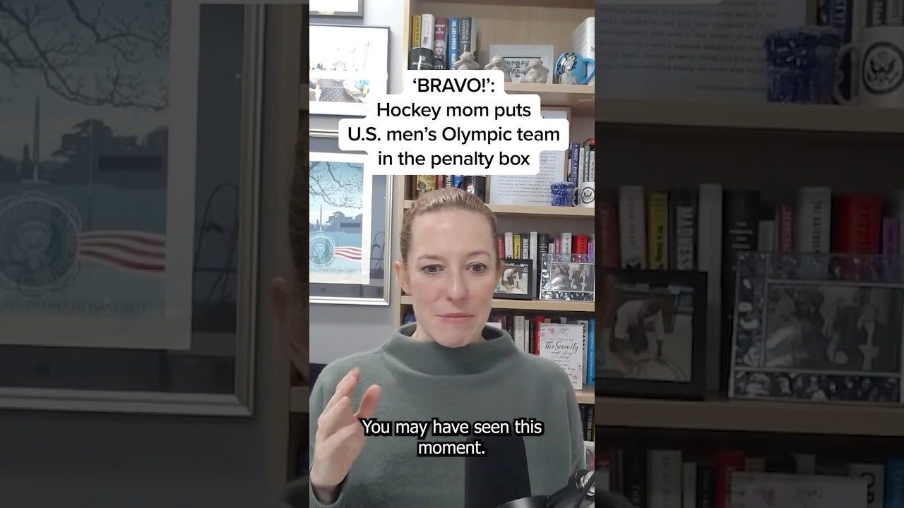 &lsquo;BRAVO!': Hockey mom puts U.S. men's Olympic team in the penalty box