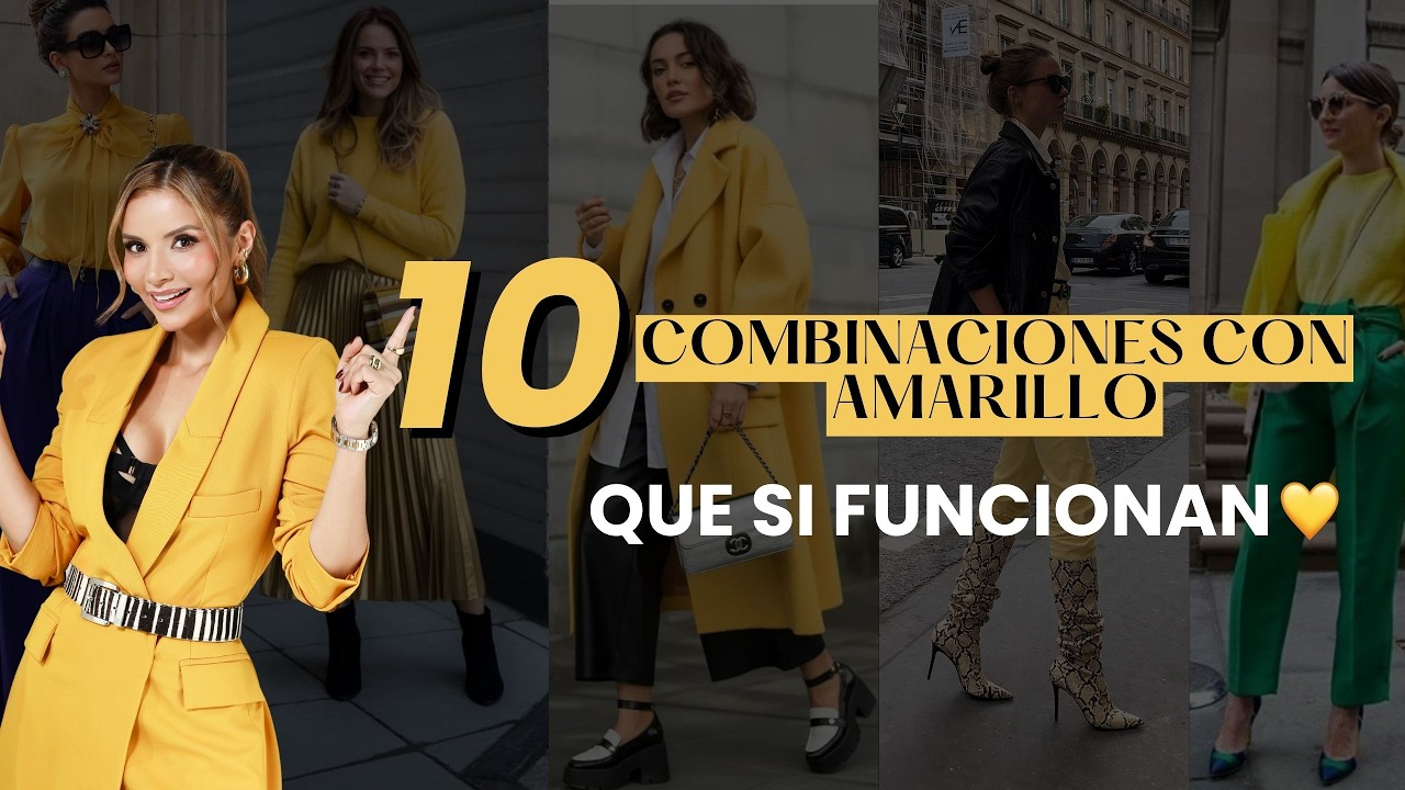 10 COMBINACIONES INFALIBLES CON AMARILLO