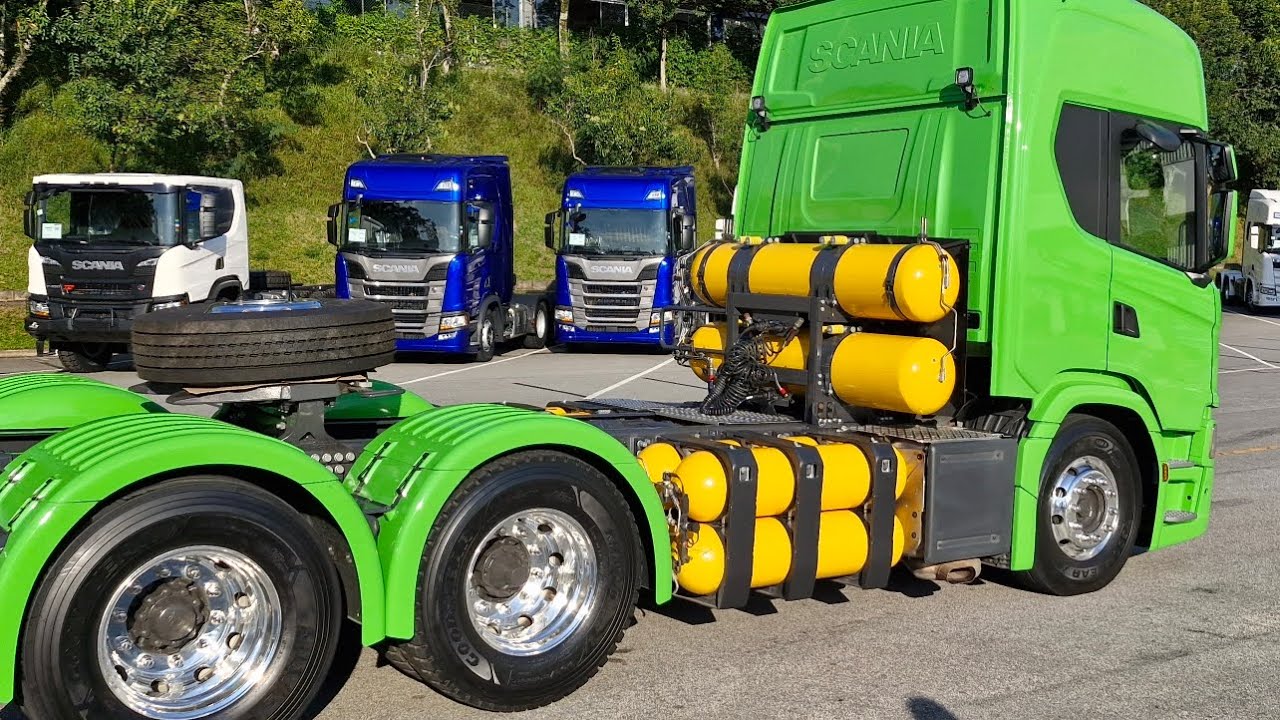 Scania lança novo caminhão a gás com 460 cv e 650 km de autonomia