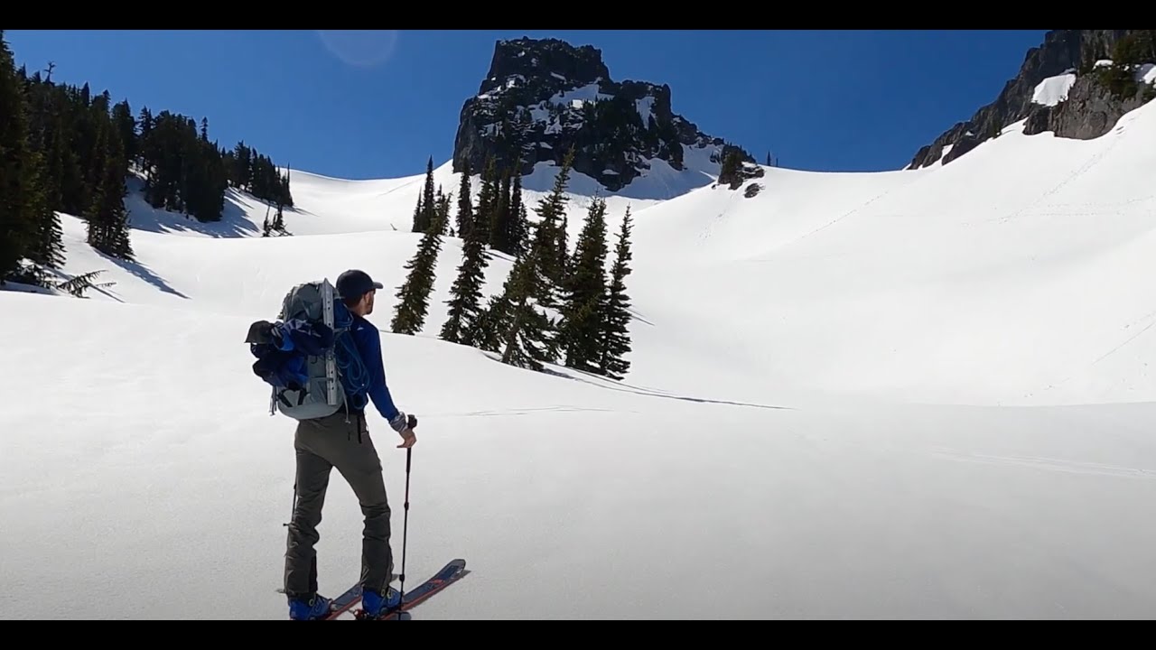 Mount Rainier Backcountry Skiing and Climbing - Tatoosh Traverse - Castle Peak to Foss Peak