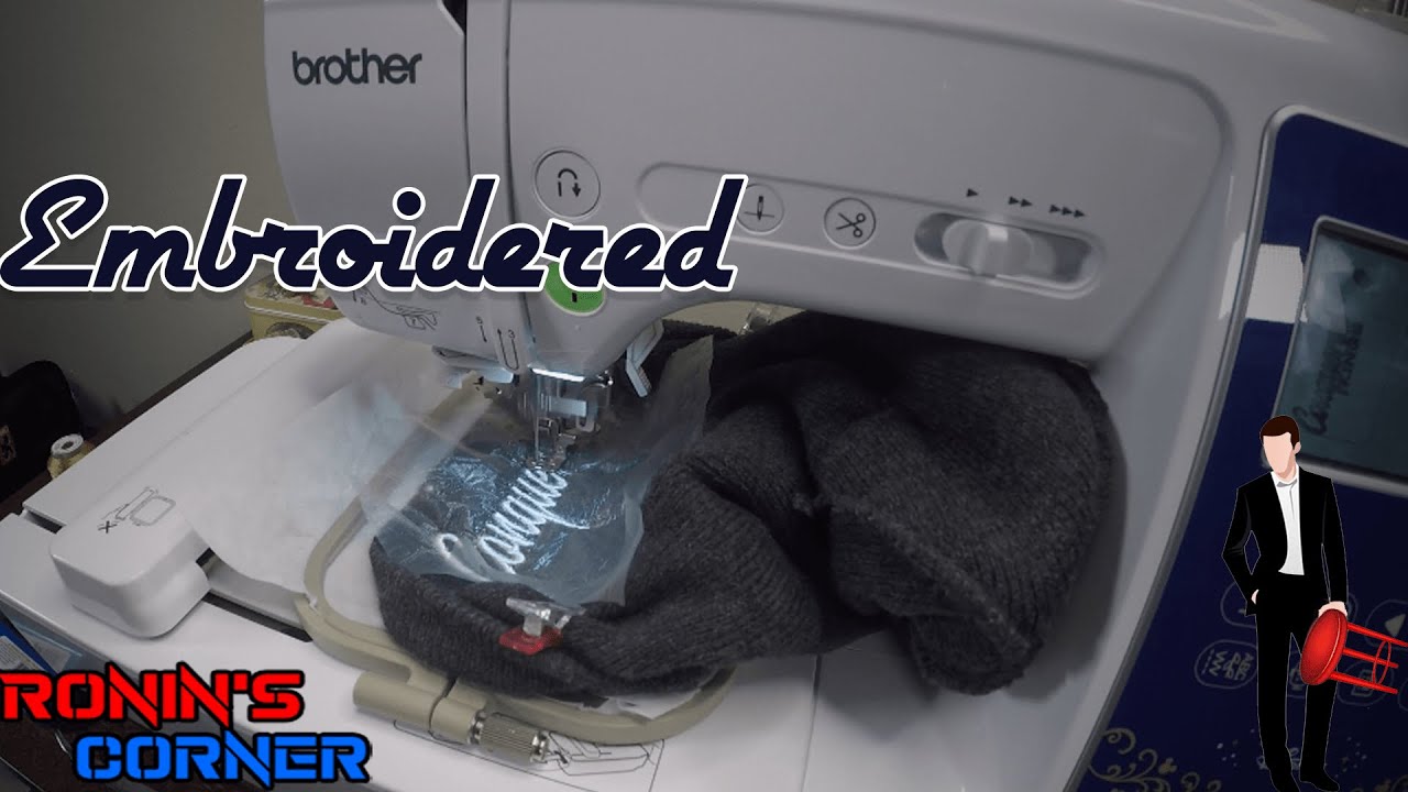 Easy Beanie Embroidery Project with Ronin's Corner