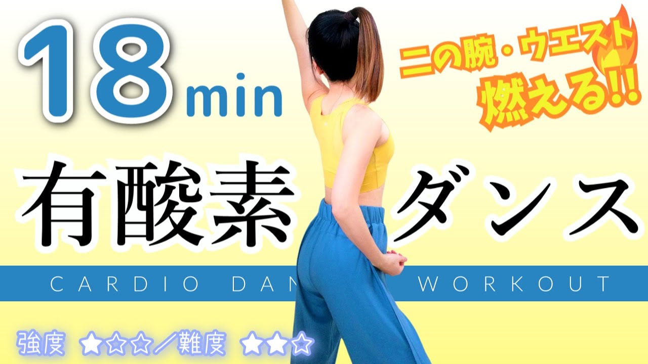 室内や夜間でもダイエット【有酸素ダンス／ジャンプなしで全身燃焼】 #215