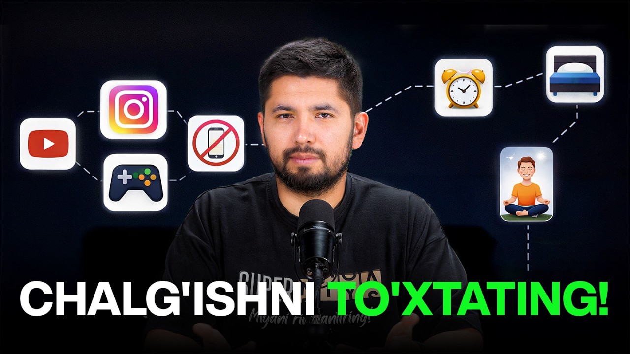 Telefondan Qutulish va Super Diqqatga Erishishning Yagona Yo'li — Bepul Online Dars