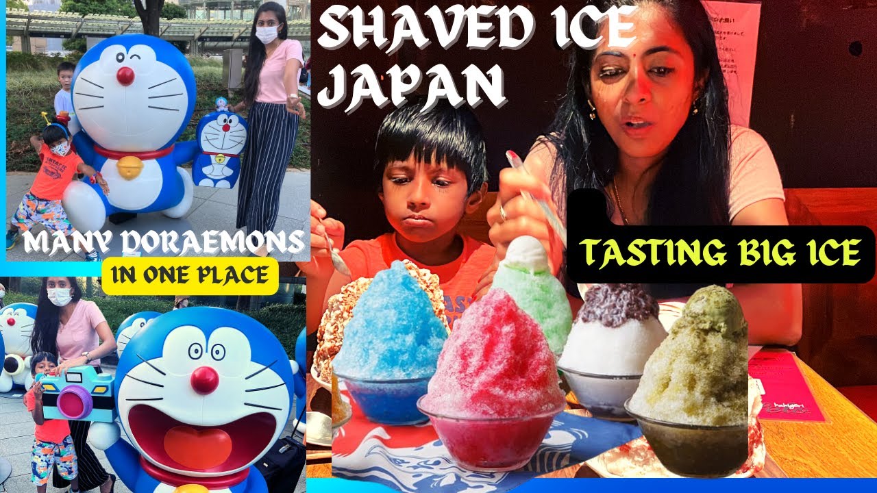 ஒரே இடத்துல இவளோ Doraemon ah?| இவளோ பெரிய ஐஸ் |Japan famous Shaved Ice Shop|LivewithmeinJapan