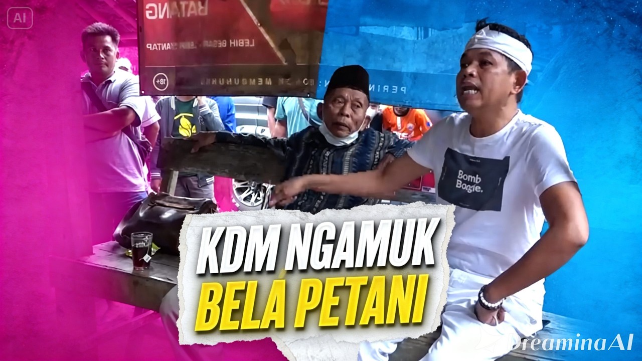 KDM NGAMUK DENGAN PETUGAS PENDAMPING & KETUA LMDH DEMI BELA PETANI