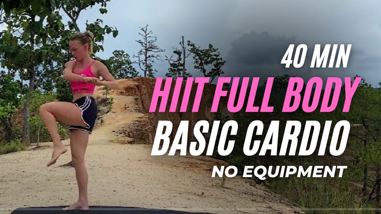 40 MIN HIIT outdoor FULL BODY | Basic Cardio x HIIT | Strength | No Repeat | No Equipment |