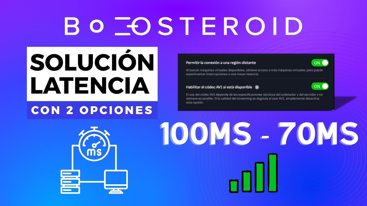 Soluci&oacute;n de Latencia 🌐 en BOOSTEROID | Cloud Gaming