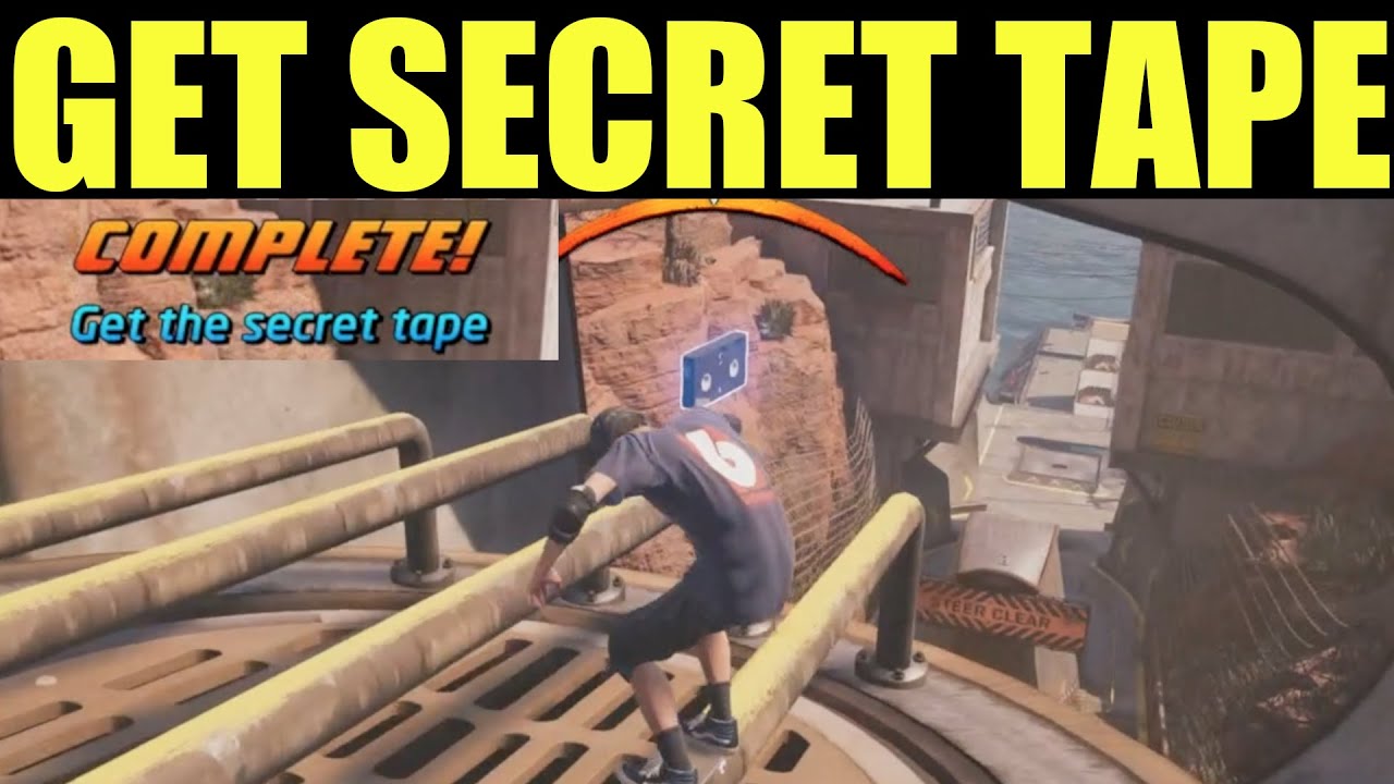 Get the Secret tape Downhill jam Location - Tony Hawk Pro Skater 1+2 Remake