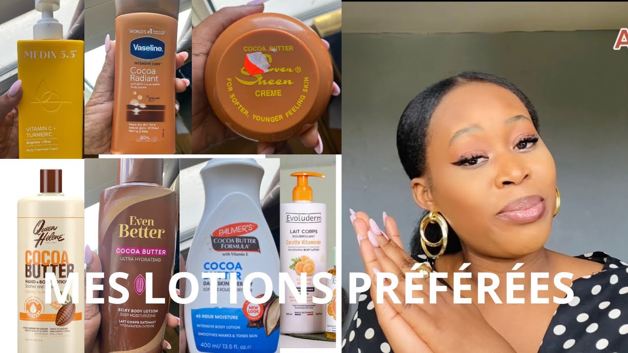 MES 7 Meilleures Lotions Pour  Un Teint Marron Caramel