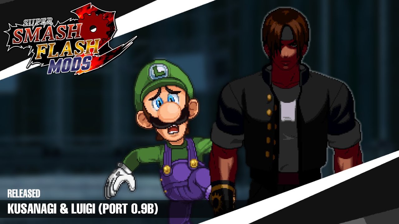 [SSF2 0.9b Mods] Kusanagi & Luigi (Port 0.9b) - Release