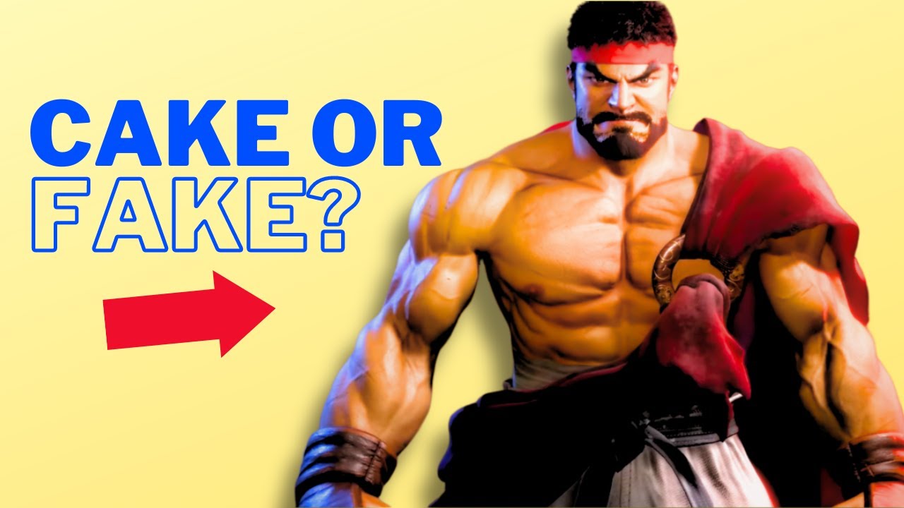 I Was Challenged To Make A Hyperrealistic STREET FIGHTER 6 CAKE!